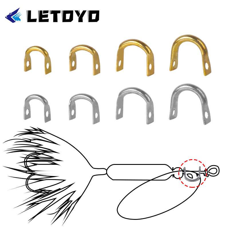 Fishing Lure Making Kit - LETOYO 100 sztuk składane przeguby w