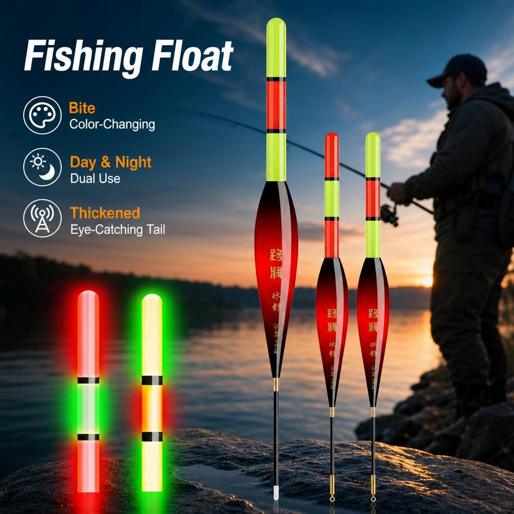 Fishing Lure Topwater - Pływak wędkarski z efektem świecenia, wyrazisty