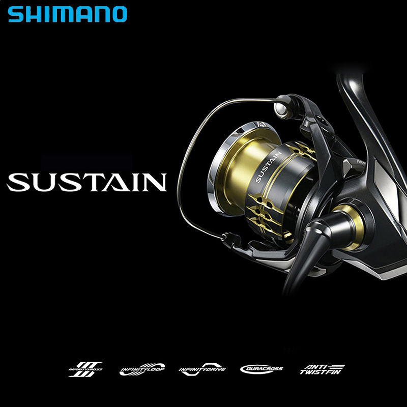 Shimano Reel Sustain - Kołowrotek spinningowy SHIMANO 2025 SUSTAIN, udźwig