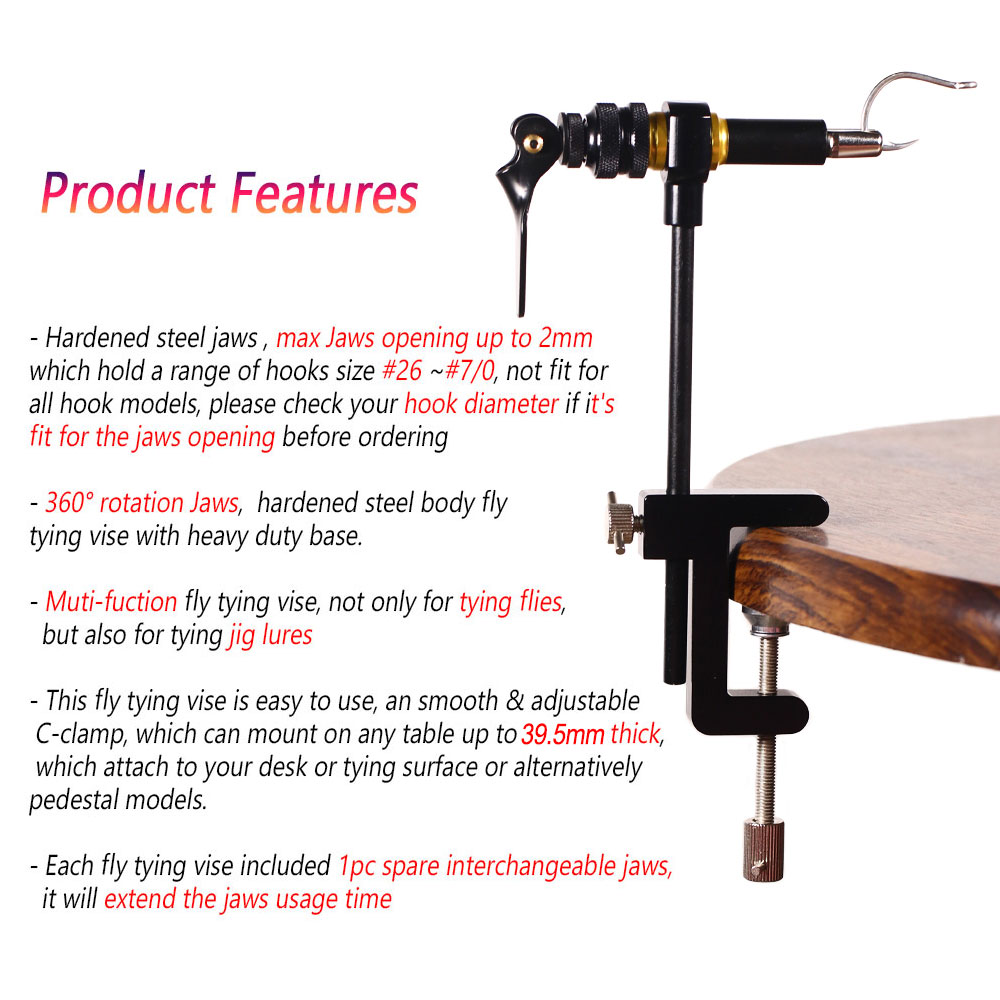 1 szt. 360 °   Obrotowy zacisk – Fishing Lure Making Kit recenzja i cena