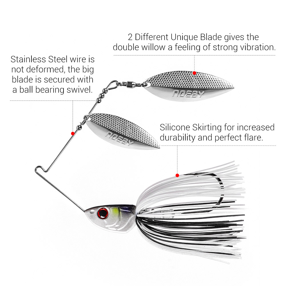 Noeby Spinnerbait 10.5g 14g 21 – Fishing Lure Swimbait recenzja i cena