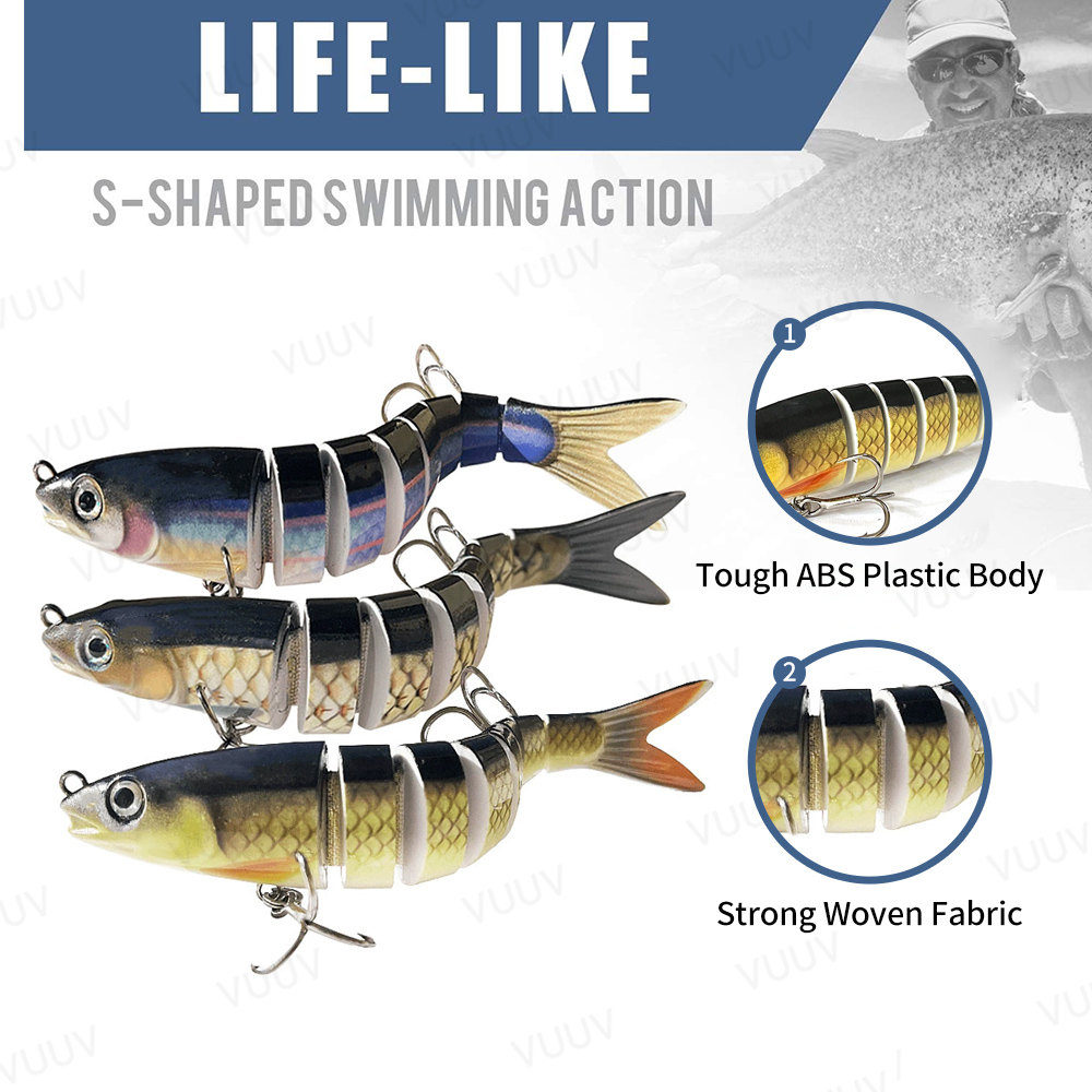 10 szt. Przynęt Wędkarskich na – Fishing Lure Swimbait recenzja i cena