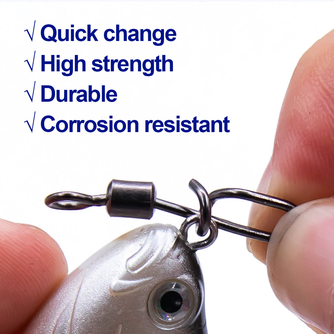 FishTrip Fishing Swivel Snap T – Fishing Lure Accessories recenzja i cena