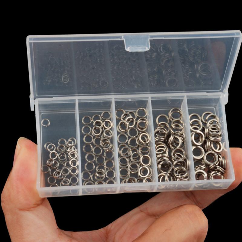 200 SZTUK 5 Rozmiarów Wytrzyma – Fishing Lure Accessories recenzja i cena